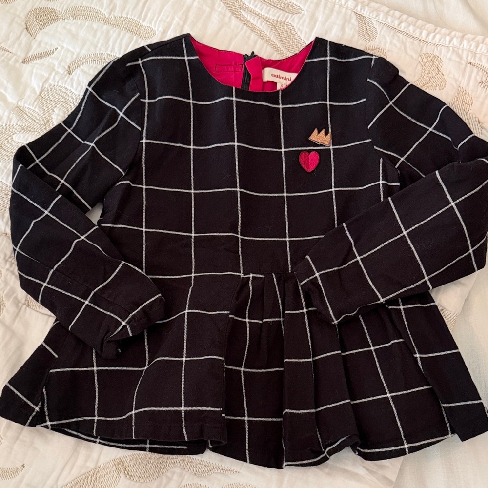 Catimini peplum girls top